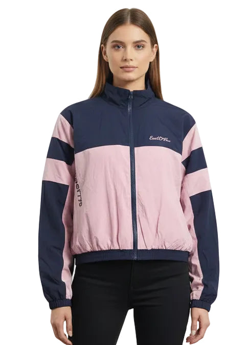Blush Rush Colour Block Jacket by Seven Seventy