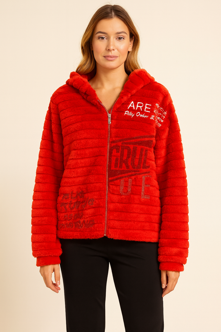 FOUND IT ZIP FUR JACKET