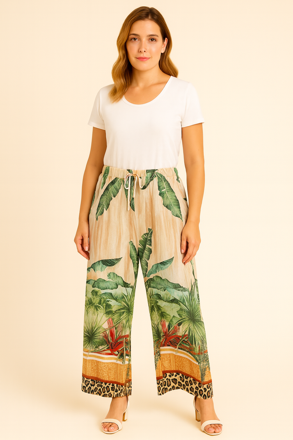 GEO ETHNIC PRINT PANTS
