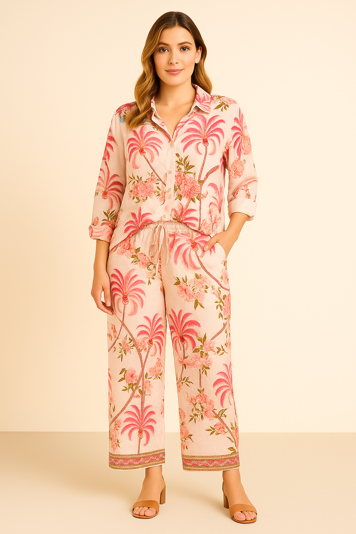 GEO ETHNIC PRINT PANTS