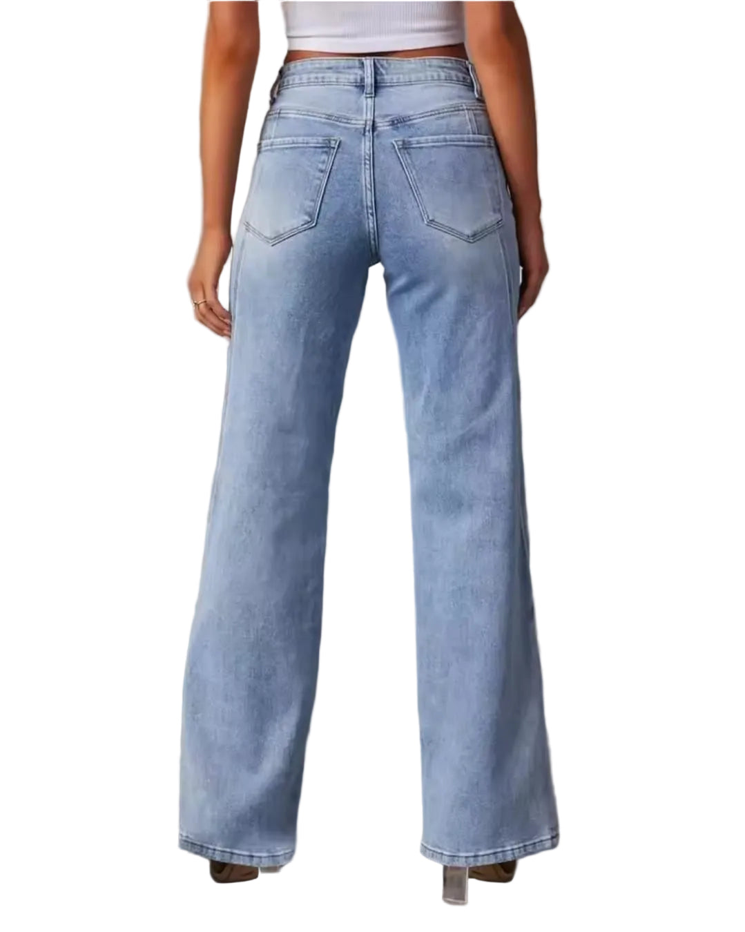 SUPER WIDE LEG JEANS BY RUNWAY SECRETS