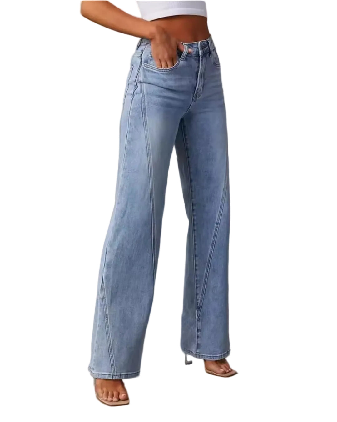 SUPER WIDE LEG JEANS BY RUNWAY SECRETS