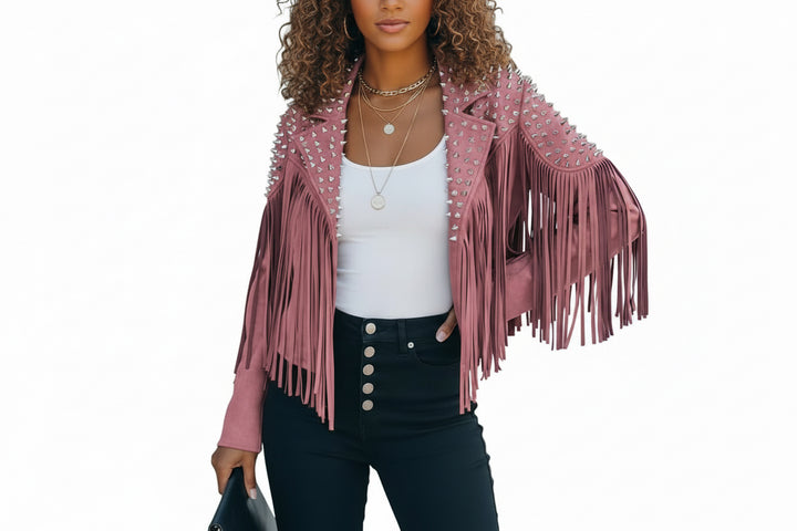 COWGIRL STUDDED JACKET BY RUNWAY SECRETS