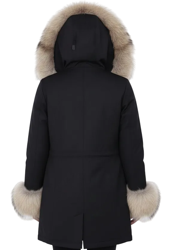 2 IN 1 FUR JACKET BY RUNWAY SECRETS