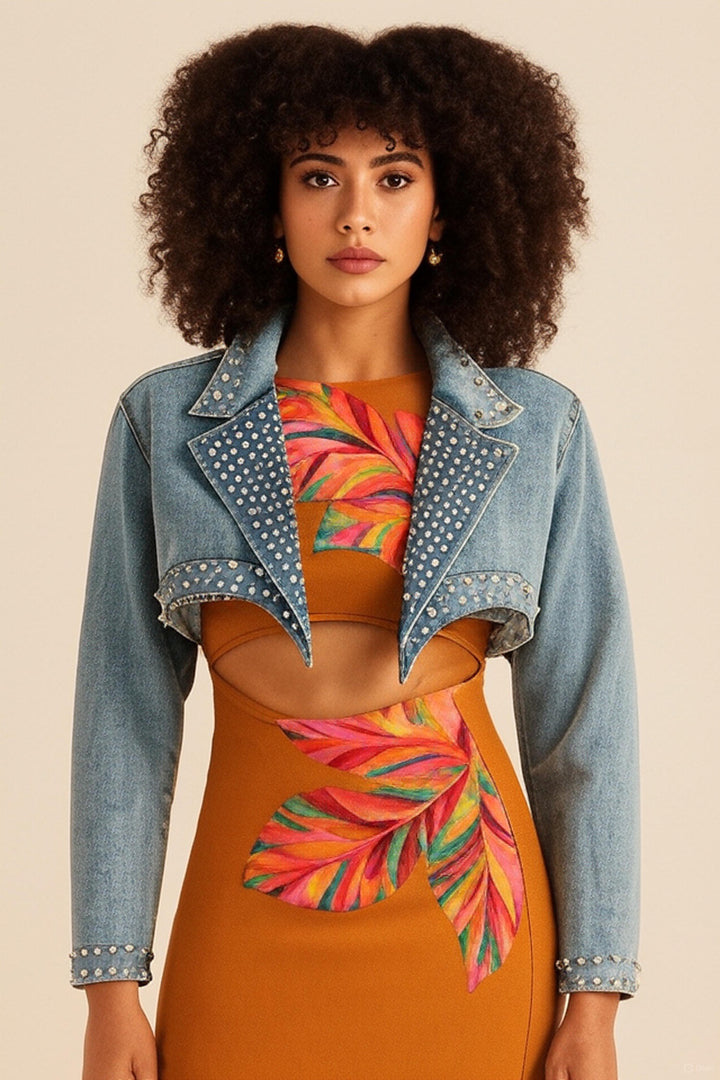 STARDUST  FRINGE DENIM JKT