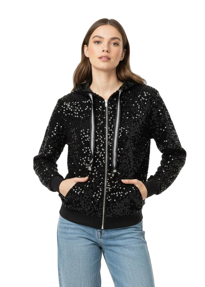 SPARKLE ZIP HOODIE BY SAMBARA
