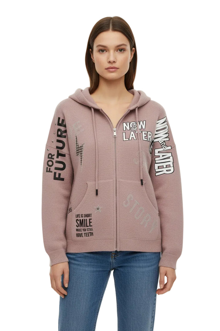 NOW AND LATER HOODIE BY ANGELA