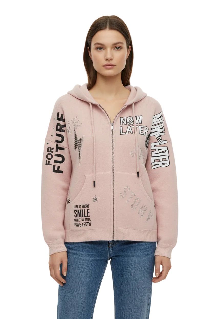 NOW AND LATER HOODIE BY ANGELA