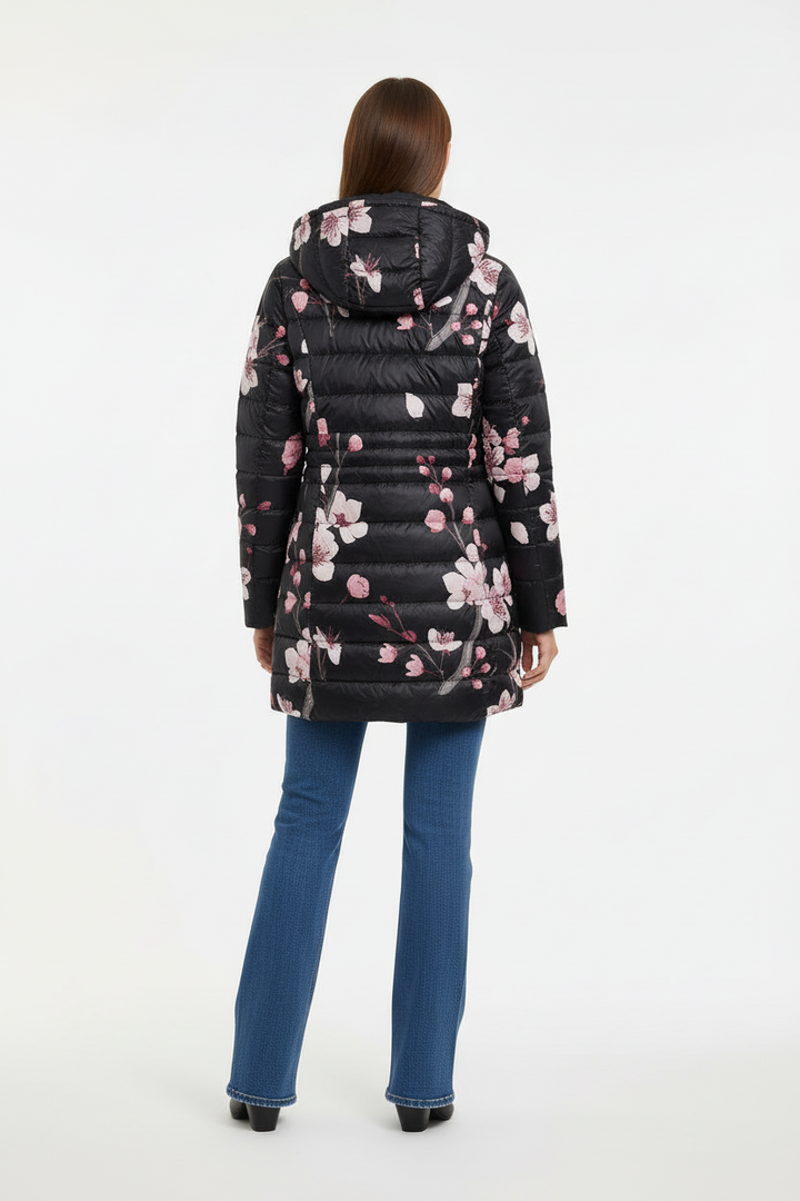 REVERSIBLE 3/4 LENGTH DOWN JACKET