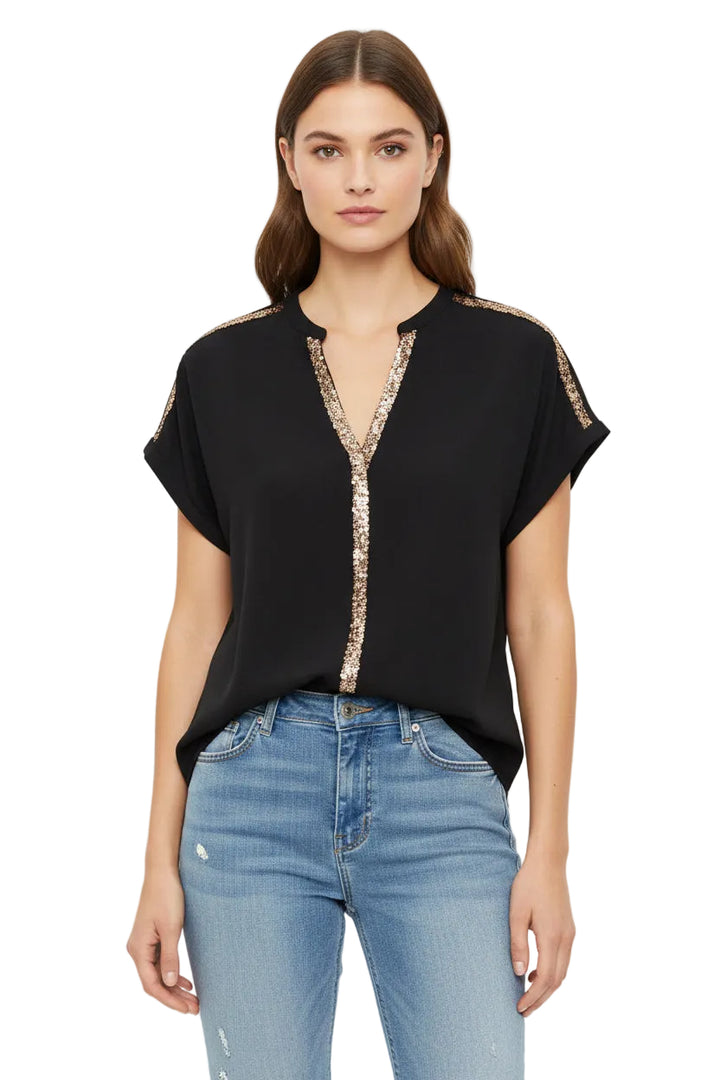 SPARKLE LINE V TOP BY SAMBARA