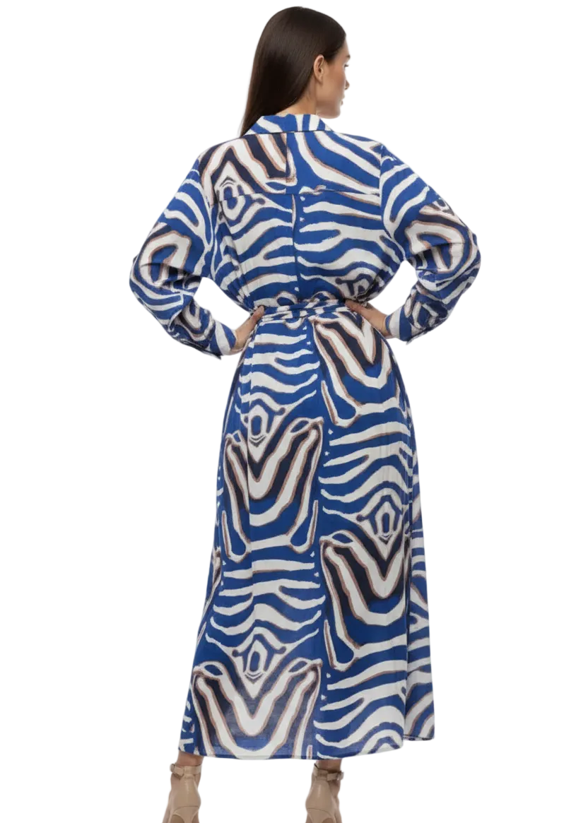 SWIRL SHIRT DRESS BY CINDY & SAMI