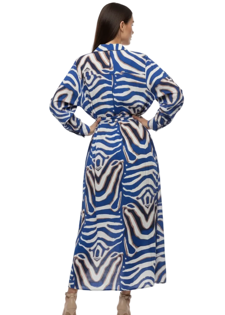 SWIRL SHIRT DRESS BY CINDY & SAMI