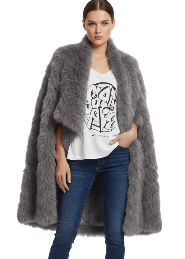 ELIZABETH FUR JACKET BY RUNWAY SECRETS