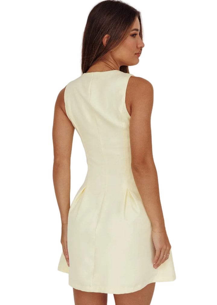 Caldria Double Breasted Tailored Mini Dress By SASHA