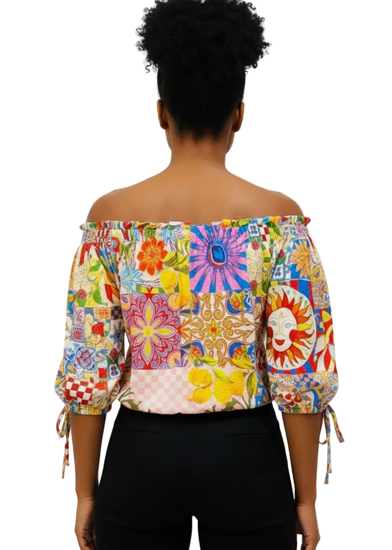 Boho Mosaic Top BY SAMBARA