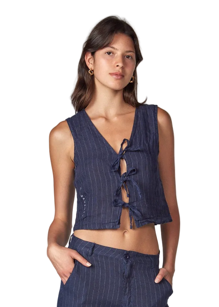 NAVY SPARK VEST BY SEVEN SEVENTY