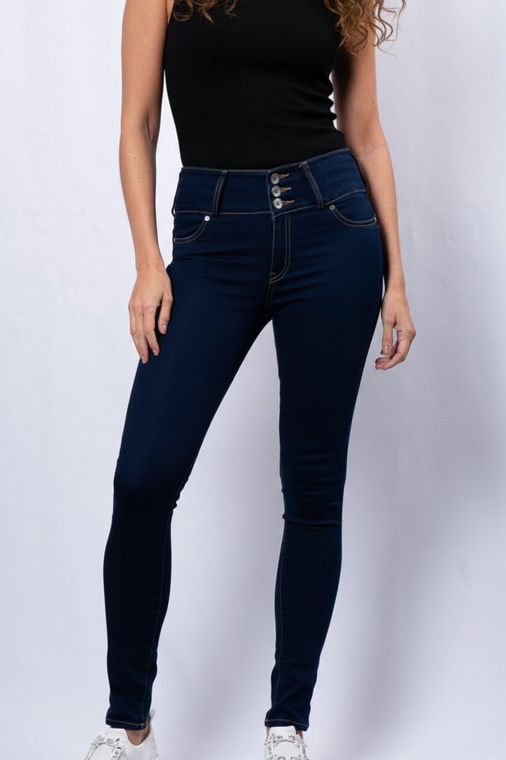 SECRET JEANS 3 BUTTONS WITH BROWN STITCHING