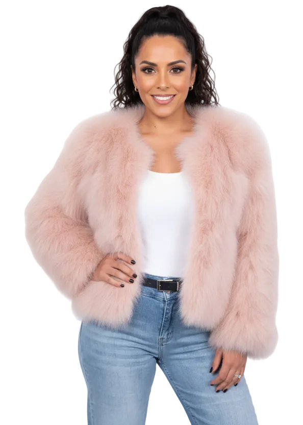 Feather jacket | ORA JACKET BY INDIJO