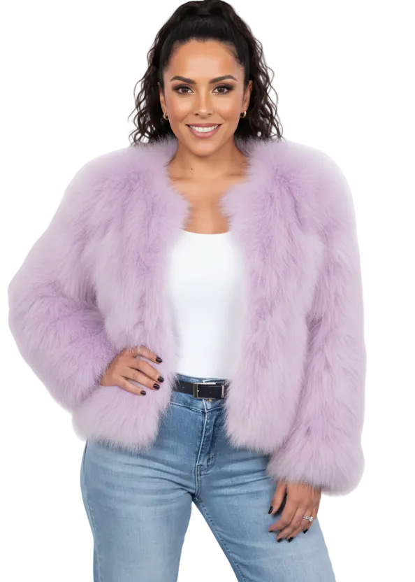 Feather jacket | ORA JACKET BY INDIJO