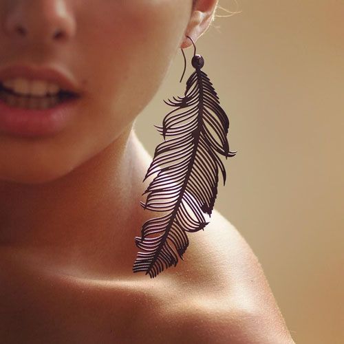 FEATHER EARRINGS