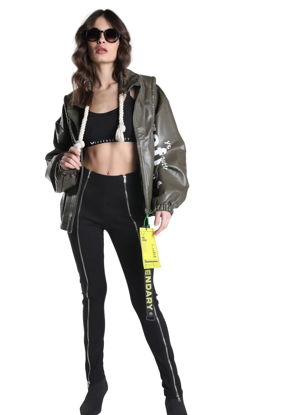 Faux leather jacket | Runway Secrets