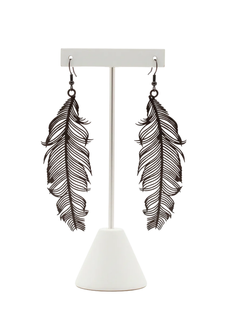FEATHER EARRINGS