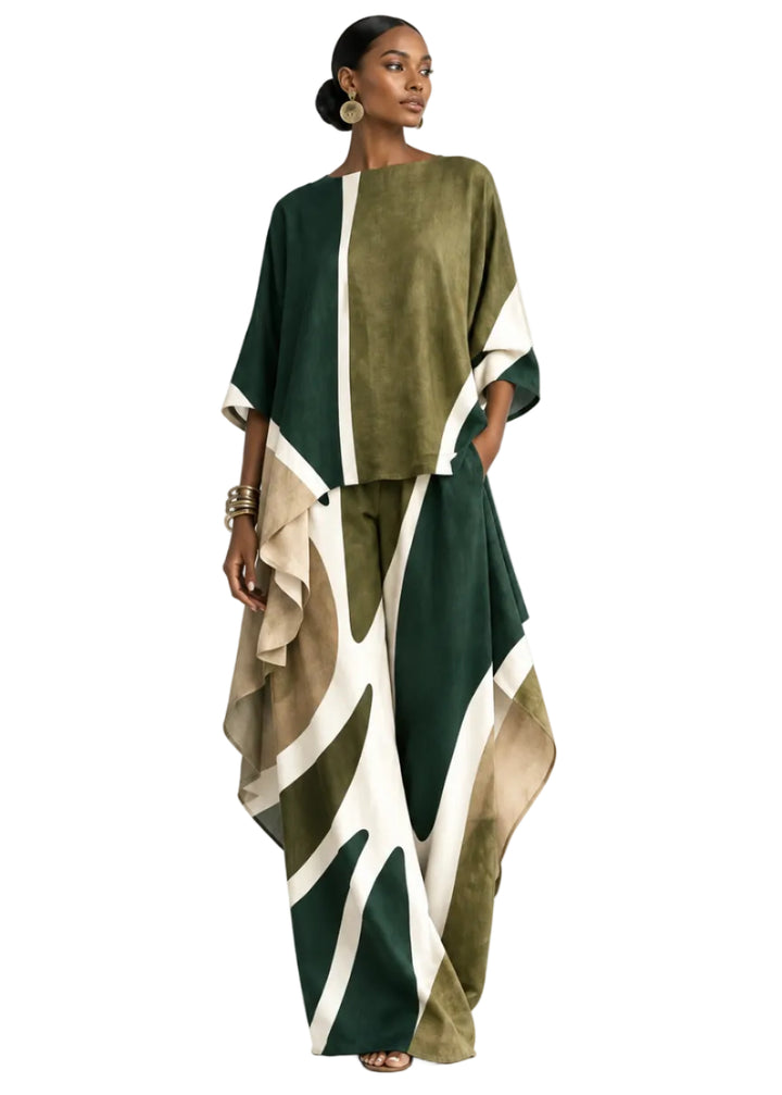 Caldria Drape Top By Runway Secrets