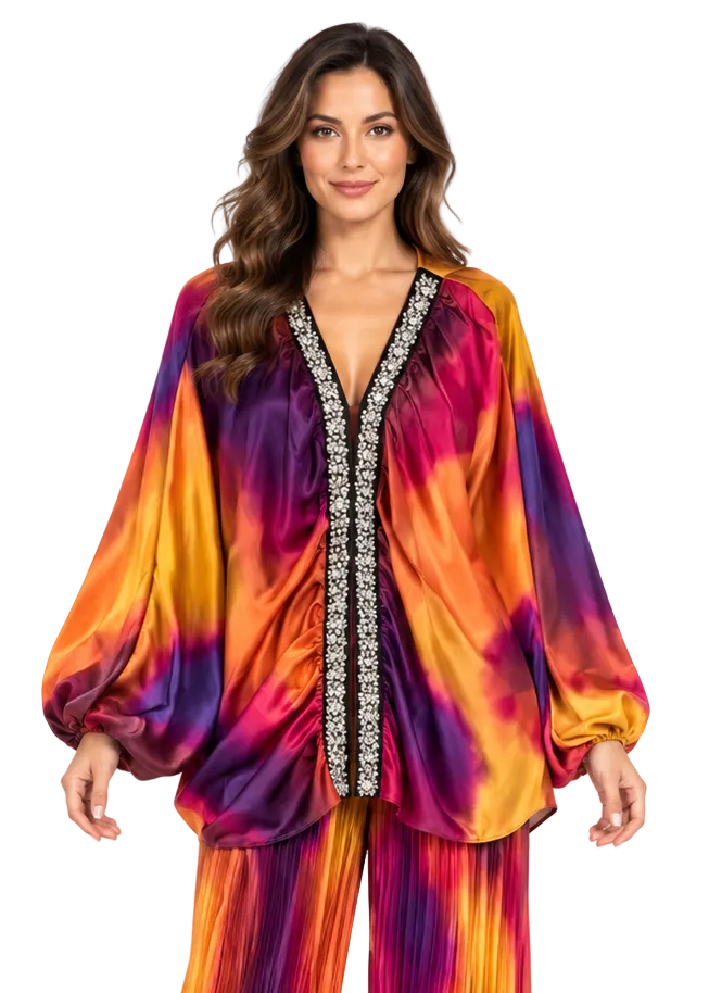 Sorella Embellished Drape Jacket By Runway Secrets