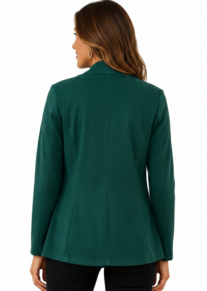 Emerald Luxe Waterfall Jacket