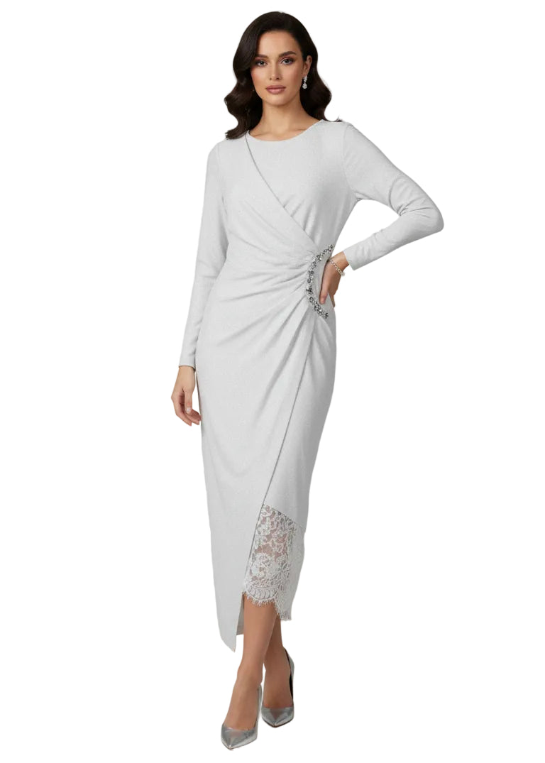 Midnight Allure Shimmer Dress By Sambara