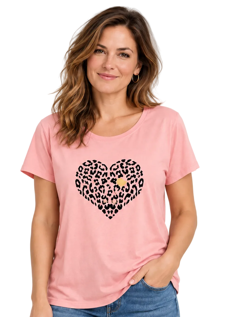 Wild Heart Leopard Tee By Sambara