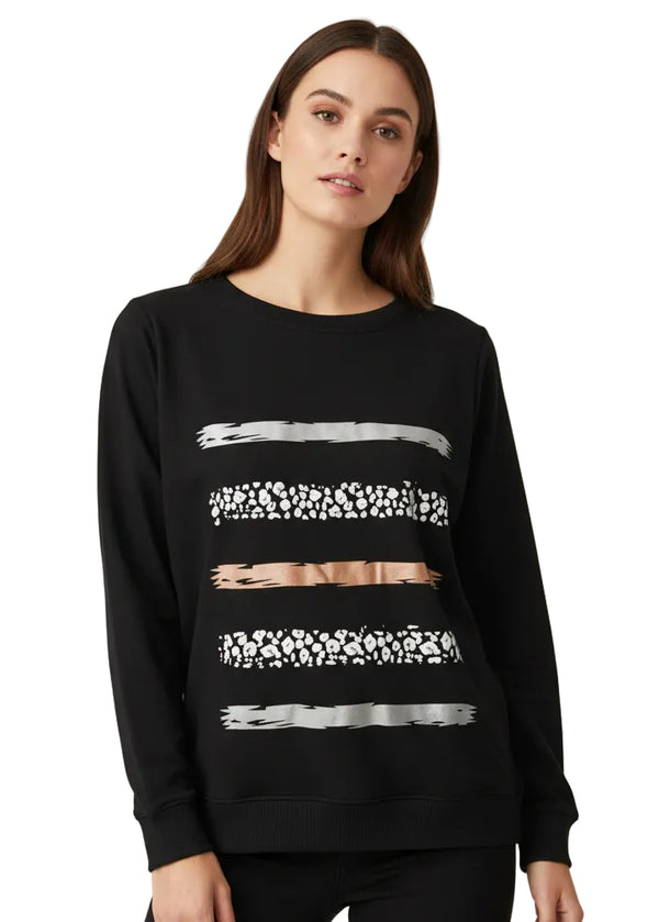Metallic Harmony Sweat by Cindy & Sami
