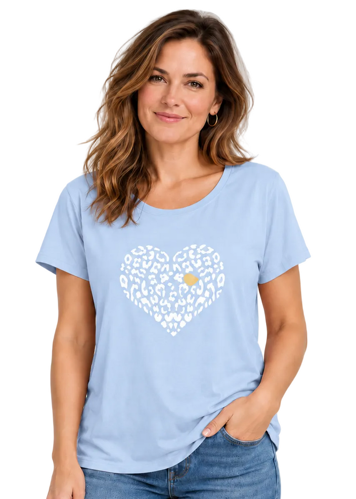 Wild Heart Leopard Tee By Sambara