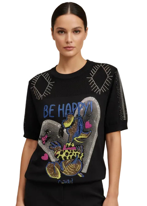 Happy Vibes Sparkle Knit By Runway Secrets