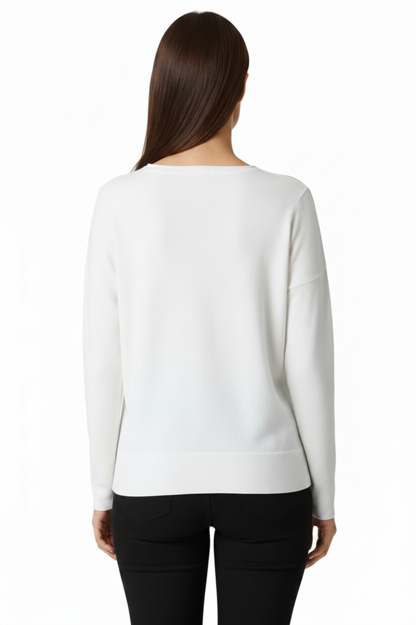 J'Adore Embellished Knit Top by Sambara