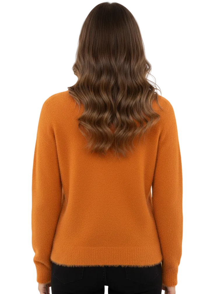 FURRY  CREW NECK JUMPER BY SABENA