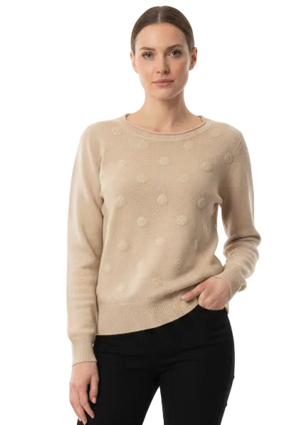 Spotted Wool Blend Jumper By Sabena