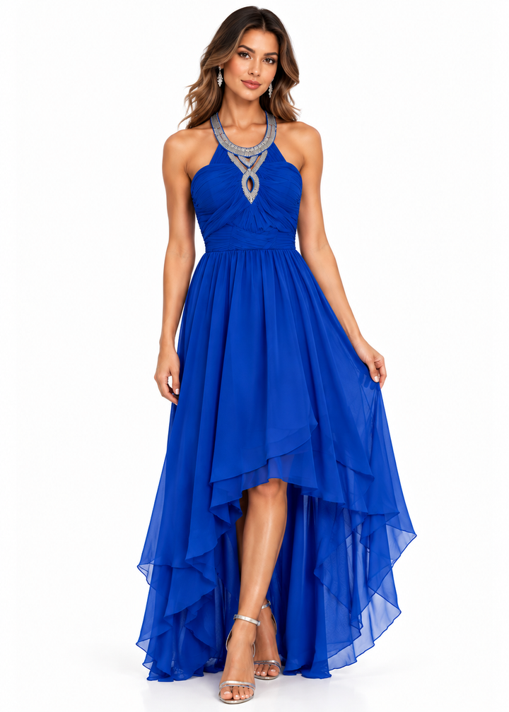 Sunset Goddess Embellished Maxi Dress by Sambara
