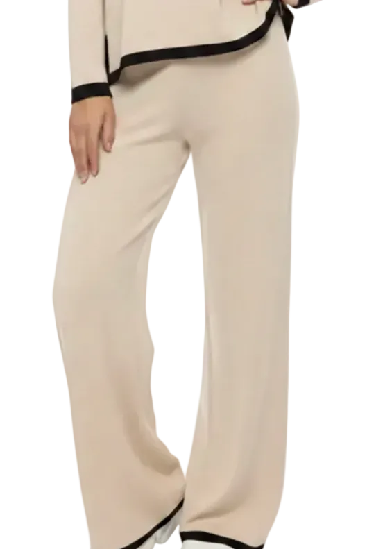 Wave Edge Knit Pant by Sambara