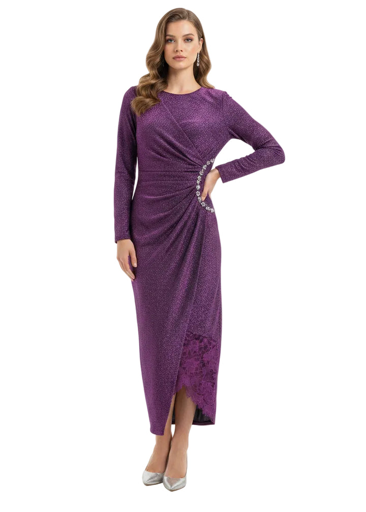 Midnight Allure Shimmer Dress By Sambara