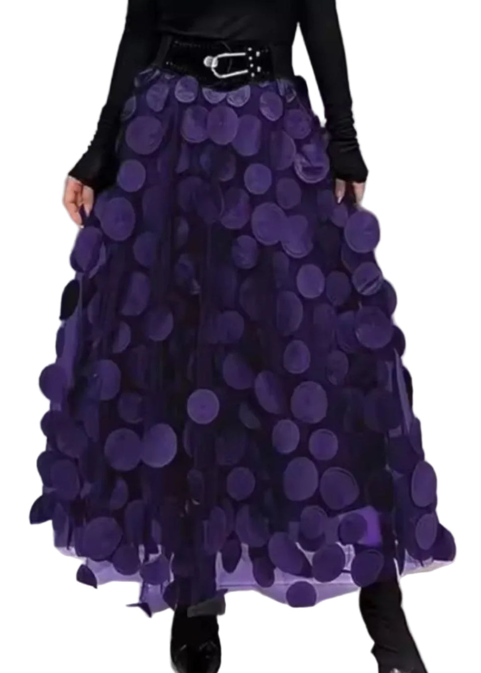 Petal Cascade Maxi Skirt By Runway Secrets