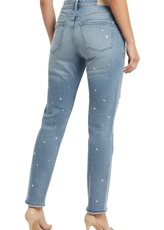 Starlight Embellished Denim Jeans by Runway Secrets