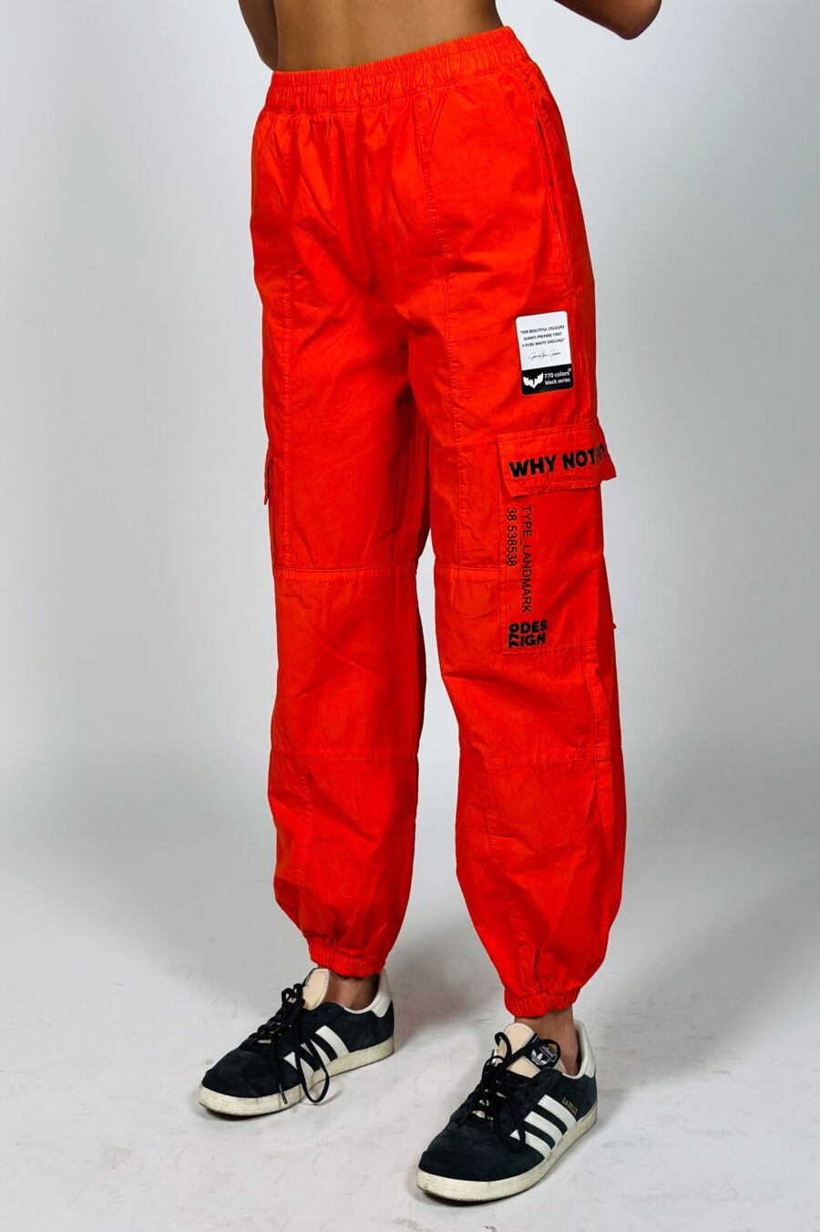 Orange cargo pants | Runway Secrets