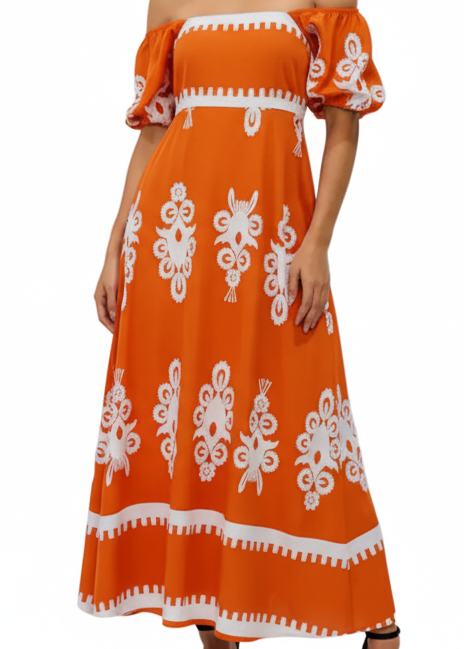 AMALFI SUNSET DRESS BY CINDY & SAMI