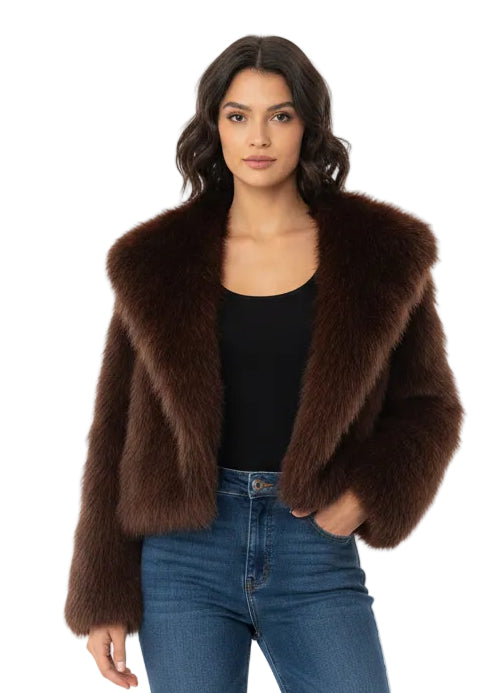 The Aspen Luxe Faux Fur Jacket By Runway Secrets