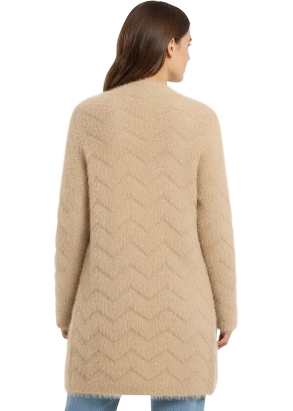 Luxe Soft Faux Fur Cardigan by Sambara