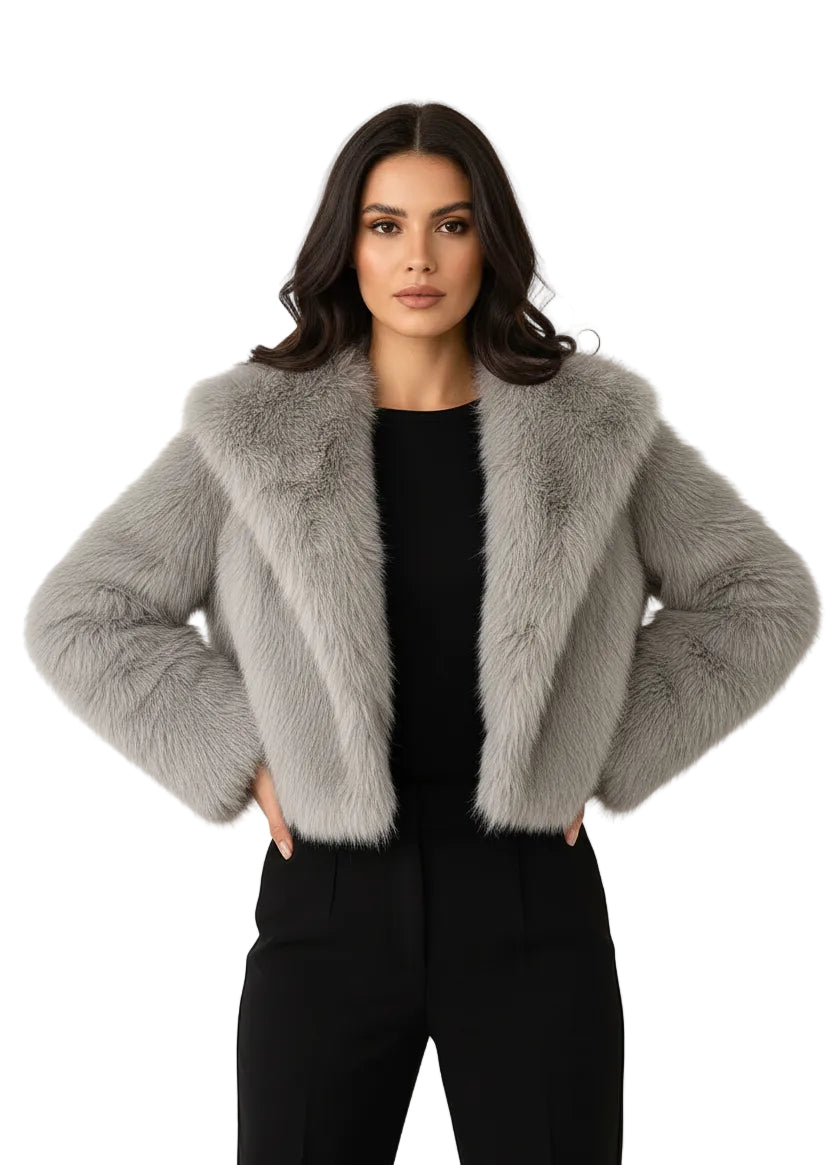 The Aspen Luxe Faux Fur Jacket By Runway Secrets