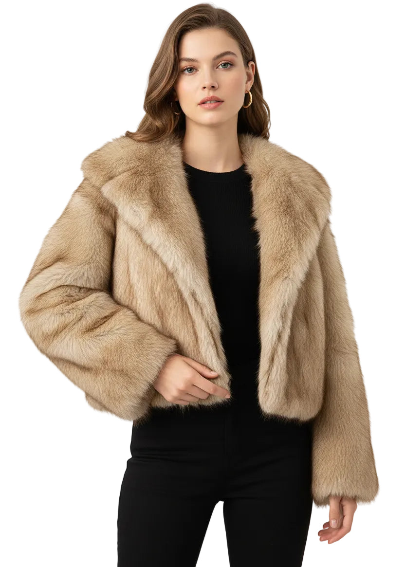 The Aspen Luxe Faux Fur Jacket By Runway Secrets