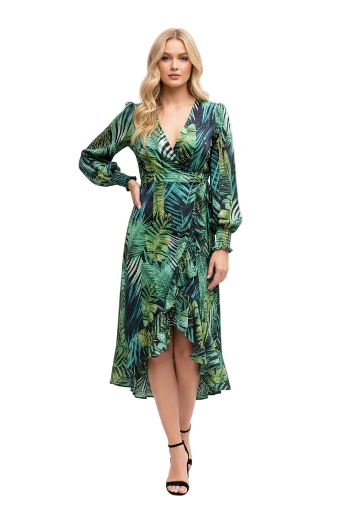 JUNGLE WRAP DRESS BY SAMBARA