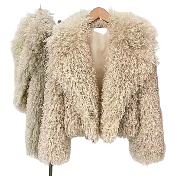 The Bordeaux Luxe Shag Jacket By Runway Secrets